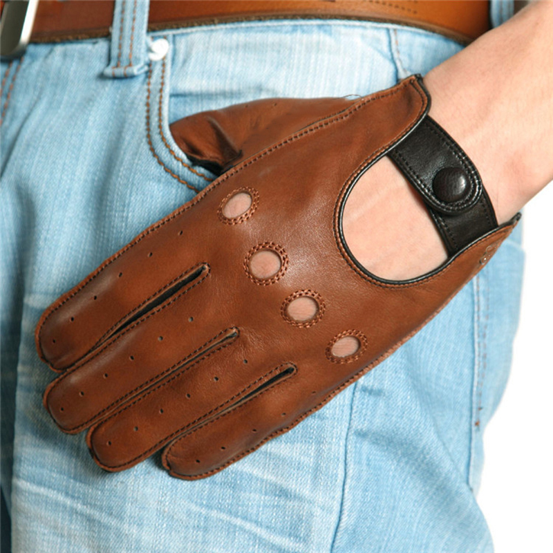 Leather Driving Glove - New Arrival Mens Gloves Goatskin Leather