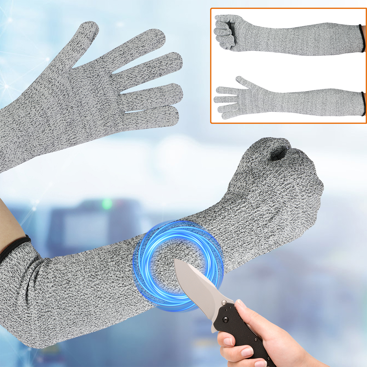 Cut Resistant Glove - Breathable HPPE Cut Resistant Anti-Puncture Gloves