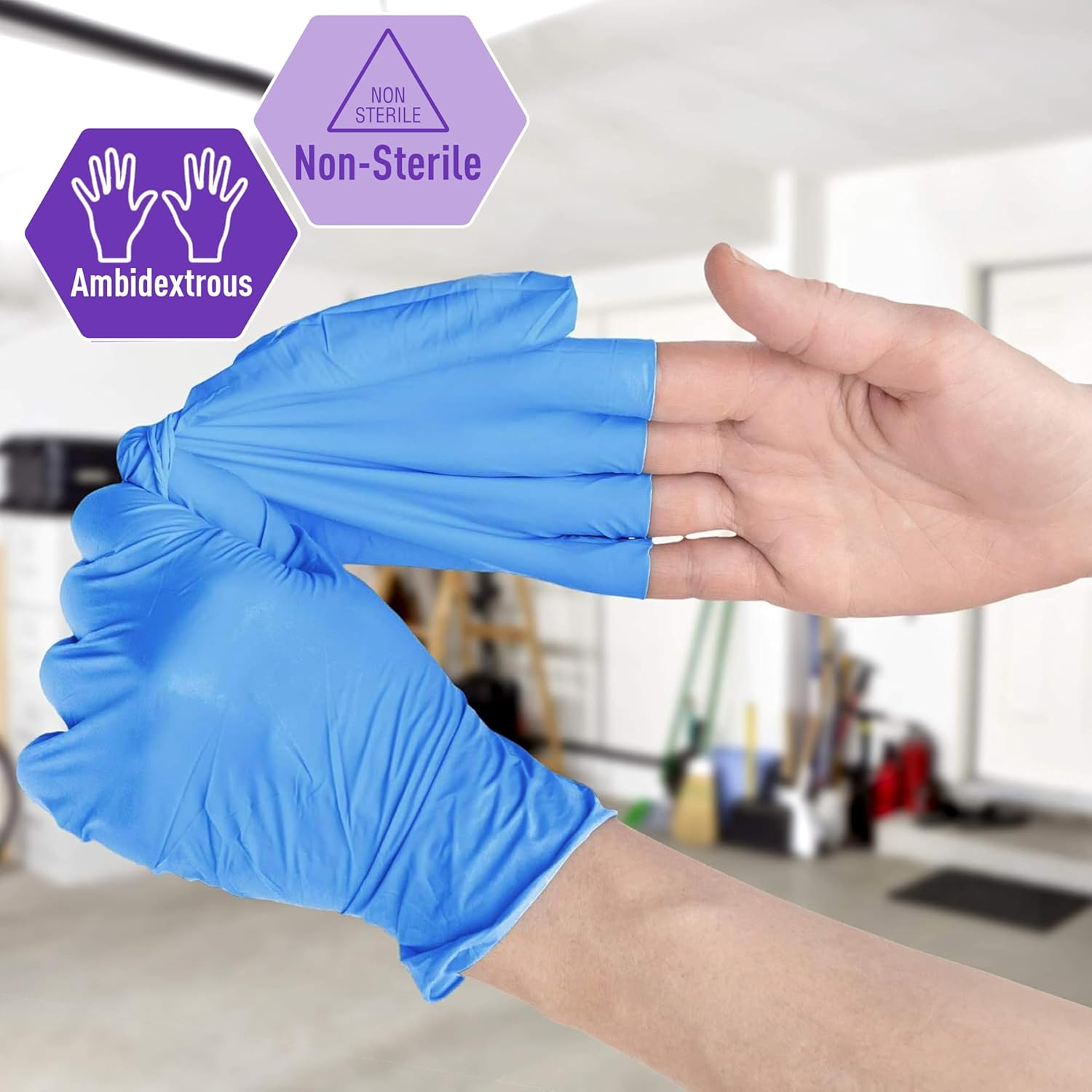 Nitrile/Vinyl Blend Exam Glove - Latex Disposable Glove avis et prix