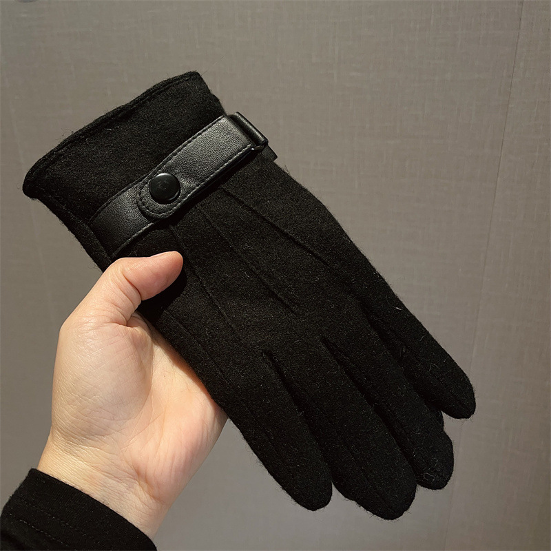 Gloves Men Wool Fleece Lined T - Wool Glove Lined avis et prix