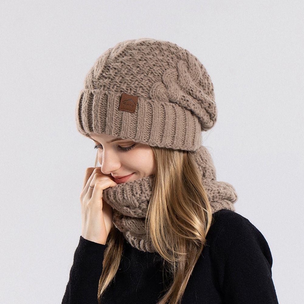 Soft Winter Beanie Hat Scarf S - Wool Glove Lined avis et prix