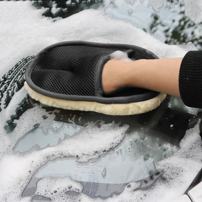 Car Wash Wool Gloves Thickened - Wool Glove Lined avis et prix