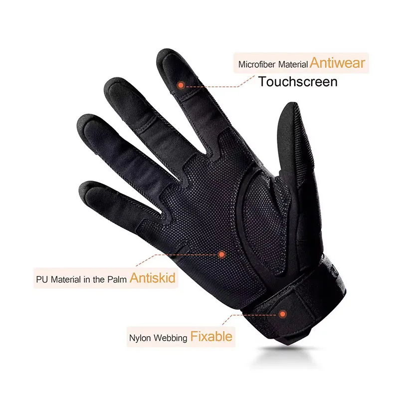 Men's Full Finger Tactical Glo - Motorcycle Glove Knuckle avis et prix