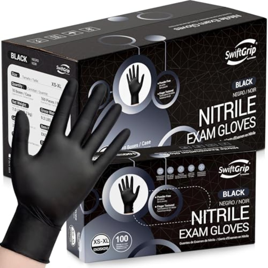 SwiftGrip Disposable Nitrile E - Exam Glove Nitrile avis et prix