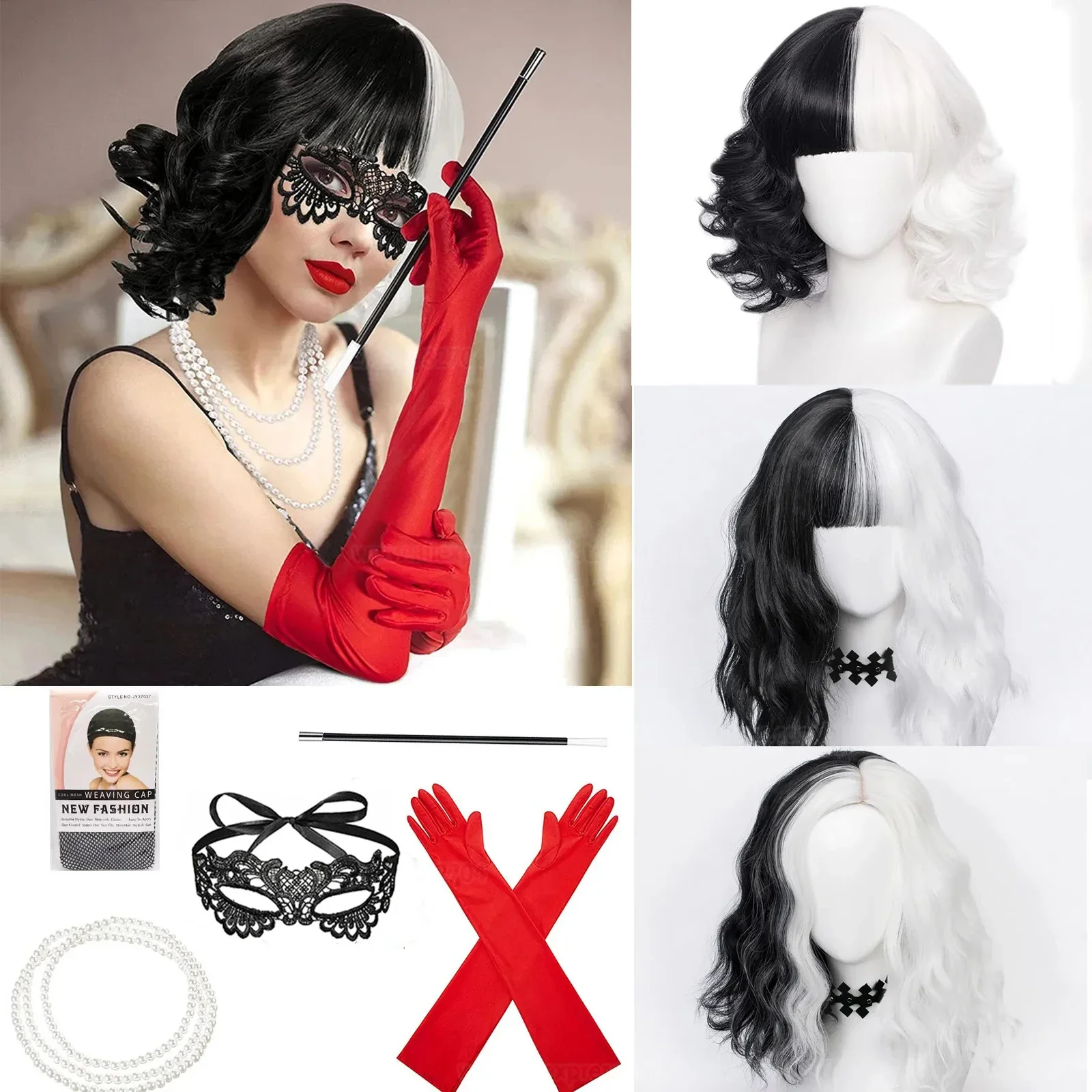 Anime Cruella de Vil Cosplay W - Heat Resistant Glove avis et prix
