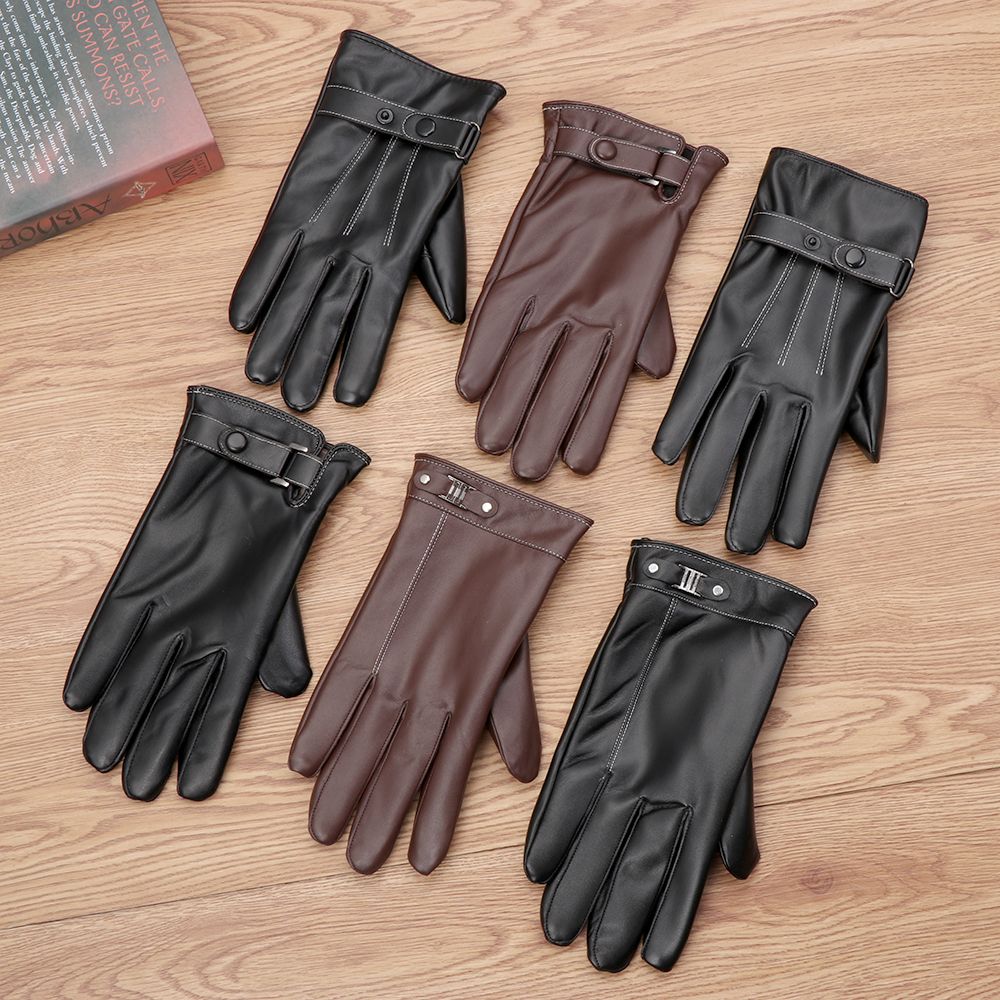 Men's Fleece Thermal Leather G - Leather Driving Glove avis et prix