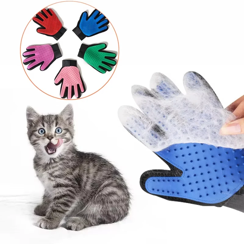 Pet Glove Cat Grooming Glove C - Rubber Glove Cleaning avis et prix