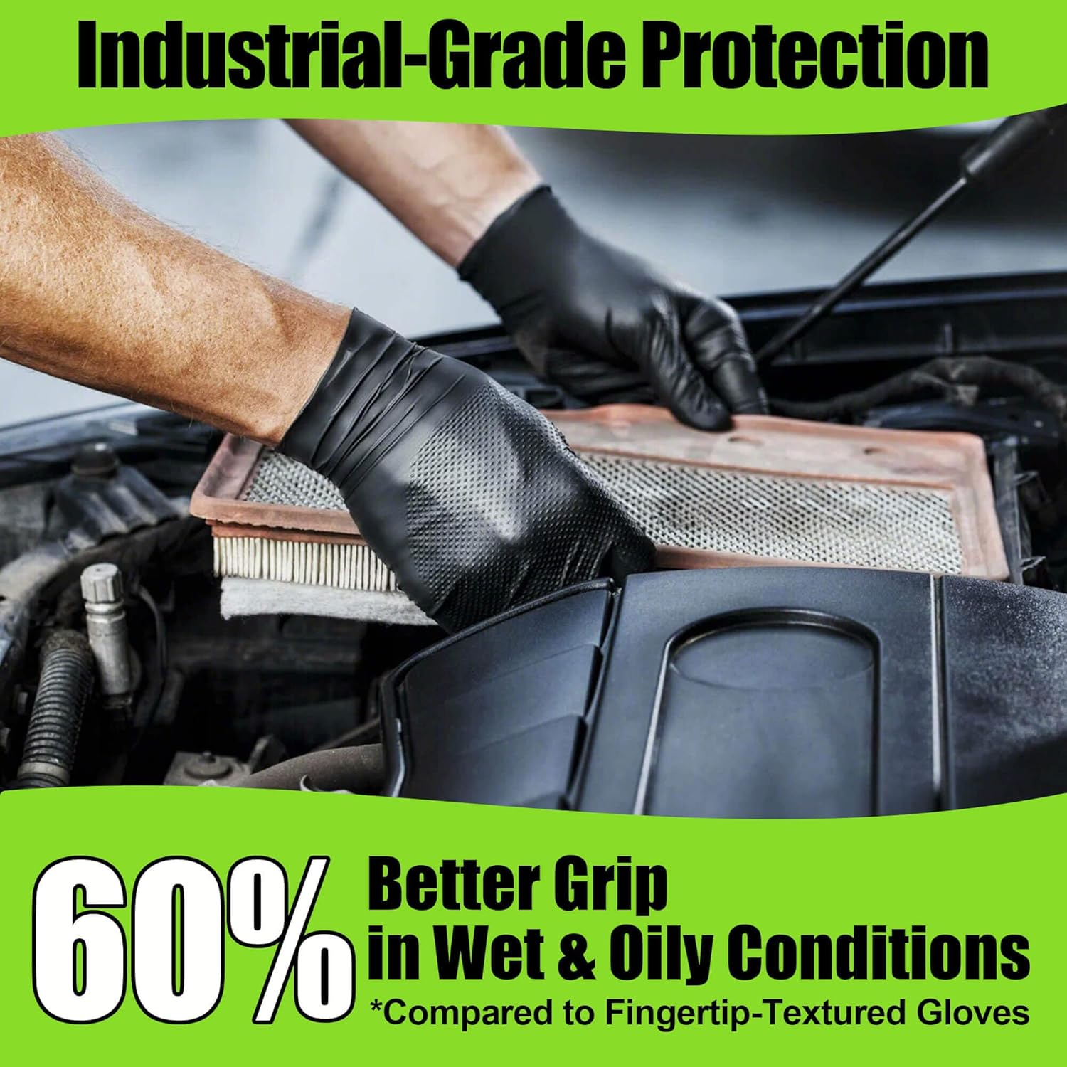 10 Mil Nitrile Gloves Large -  - Latex Disposable Glove avis et prix