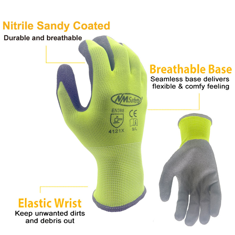 24Pieces/12 Pairs Garden Worki - Nitrile Mechanic Glove avis et prix