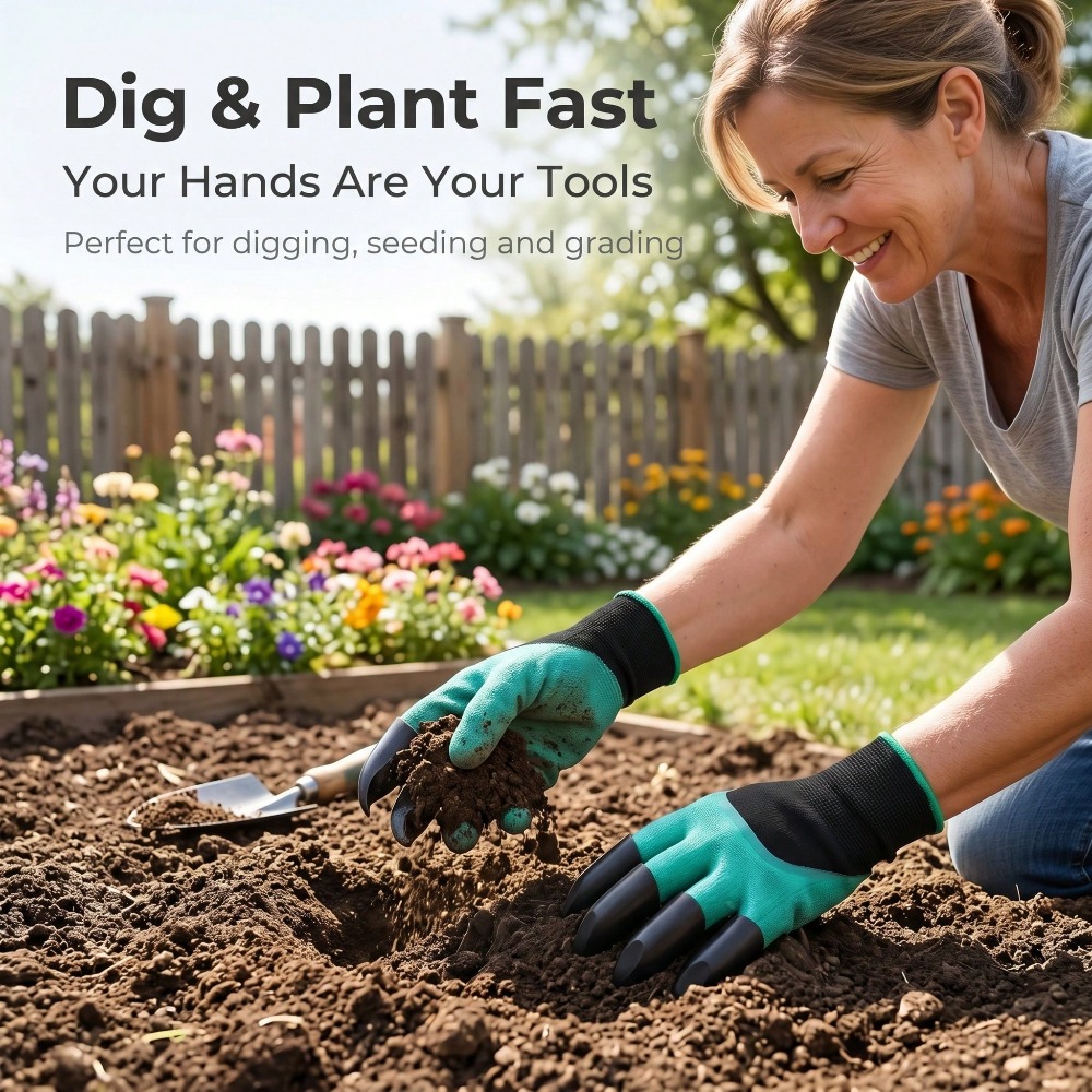1pair Garden Genie Gloves With - Gardening Glove Waterproof avis et prix