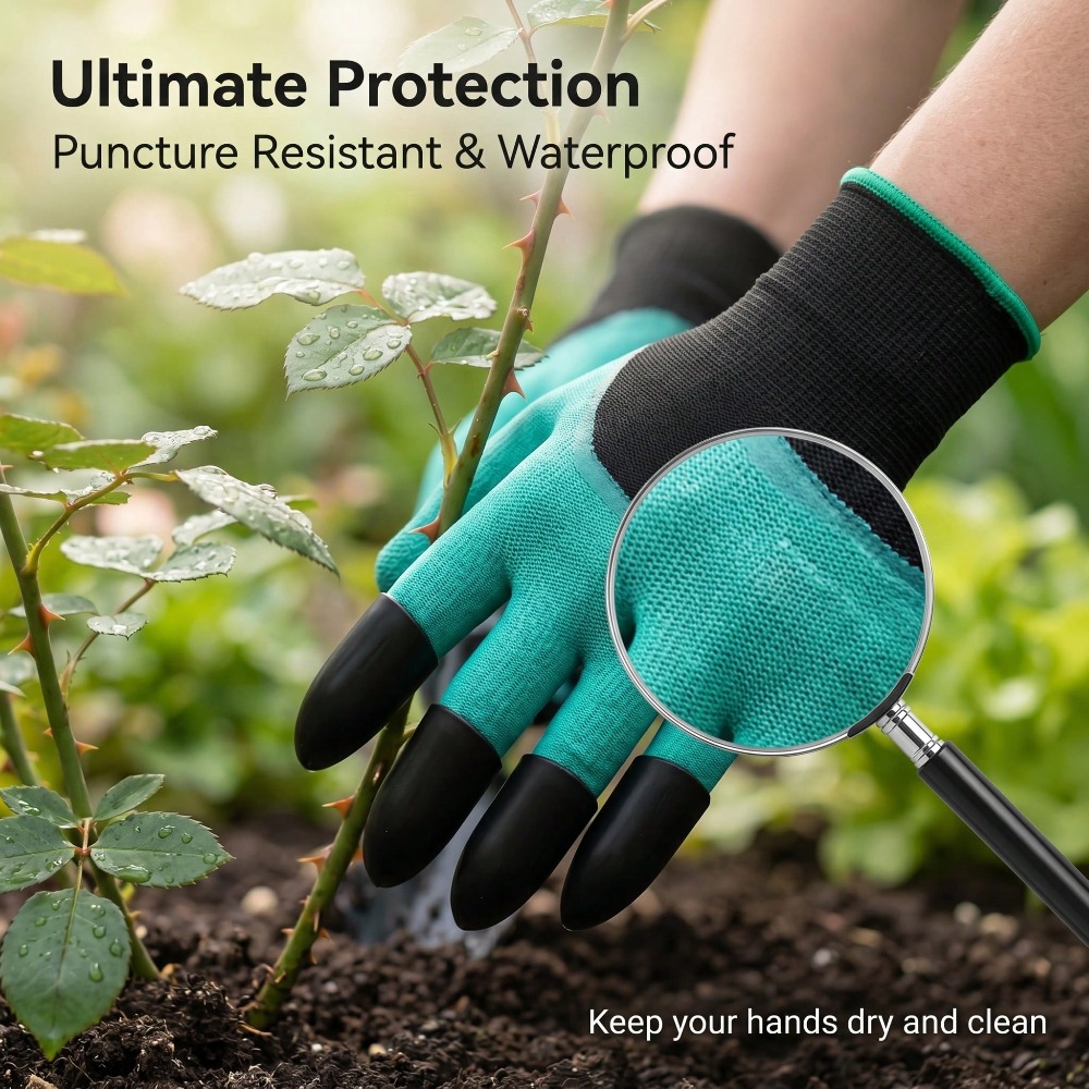 1pair Garden Genie Gloves With - Gardening Glove Waterproof avis et prix