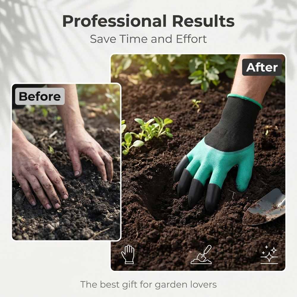 1pair Garden Genie Gloves With - Gardening Glove Waterproof avis et prix
