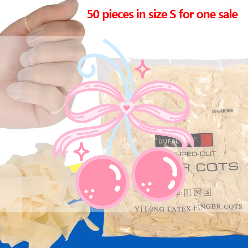 50pcs/pack Disposable Latex Fi - Latex Disposable Glove avis et prix