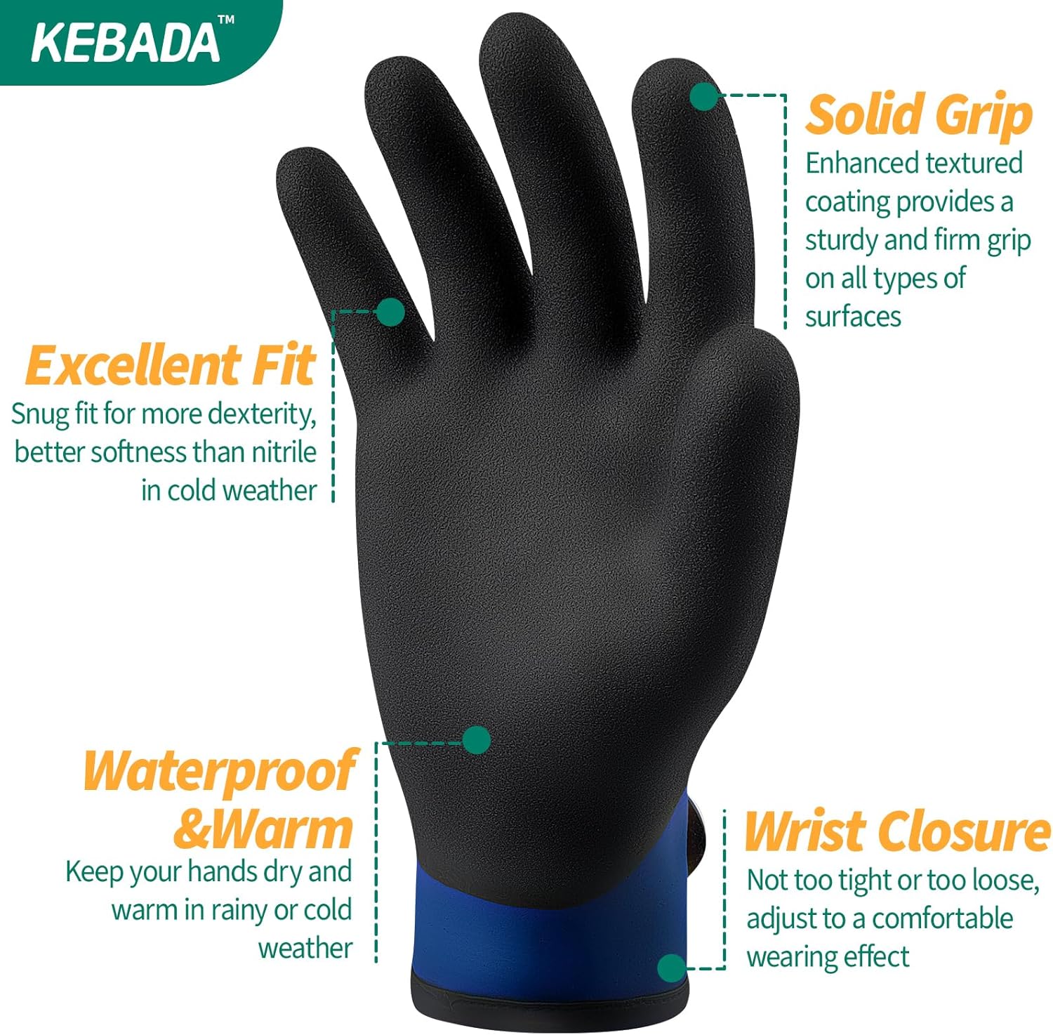 Waterproof Winter Work Gloves  - Winter Glove Insulated avis et prix