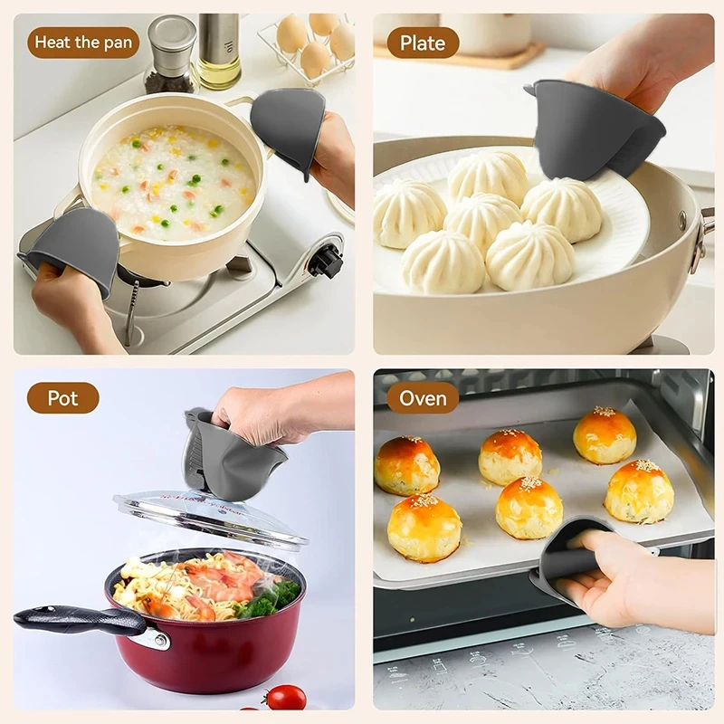 2pcs Mini Oven Gloves Silicone - Oven Mitt Silicone avis et prix