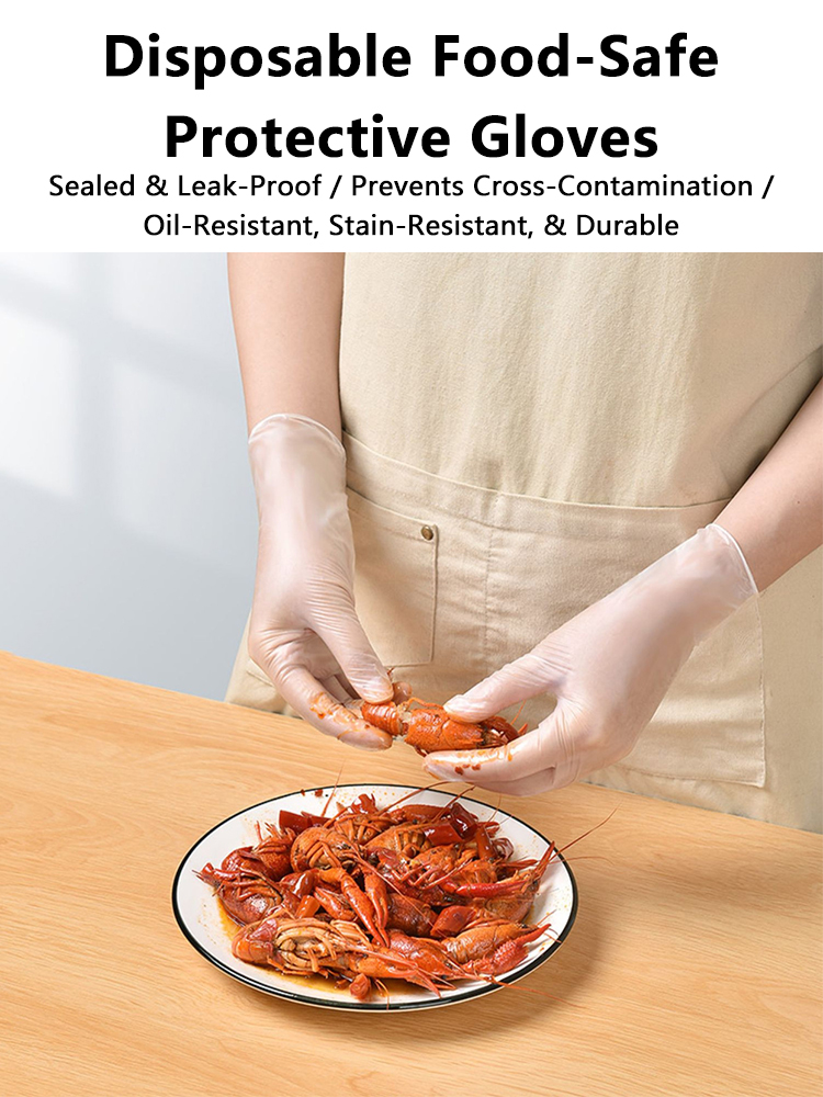 100PCS Acid Work Safety Dispos - Rubber Glove Cleaning avis et prix