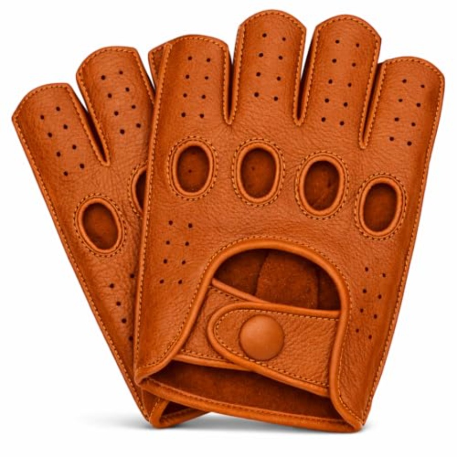 Mens fingerless leather drivin - Leather Driving Glove avis et prix