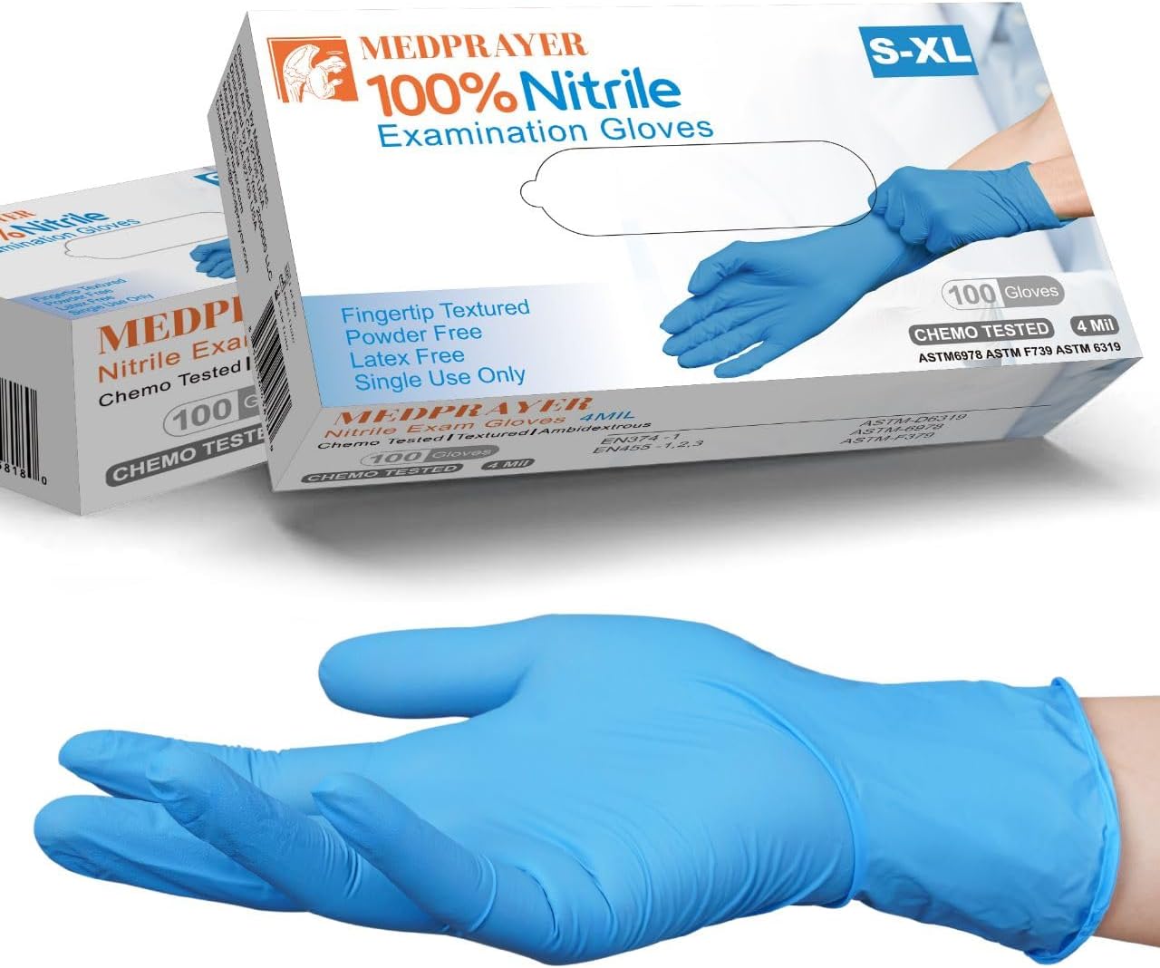 4 Mil Nitrile Exam Gloves, Lat - Exam Glove Nitrile avis et prix