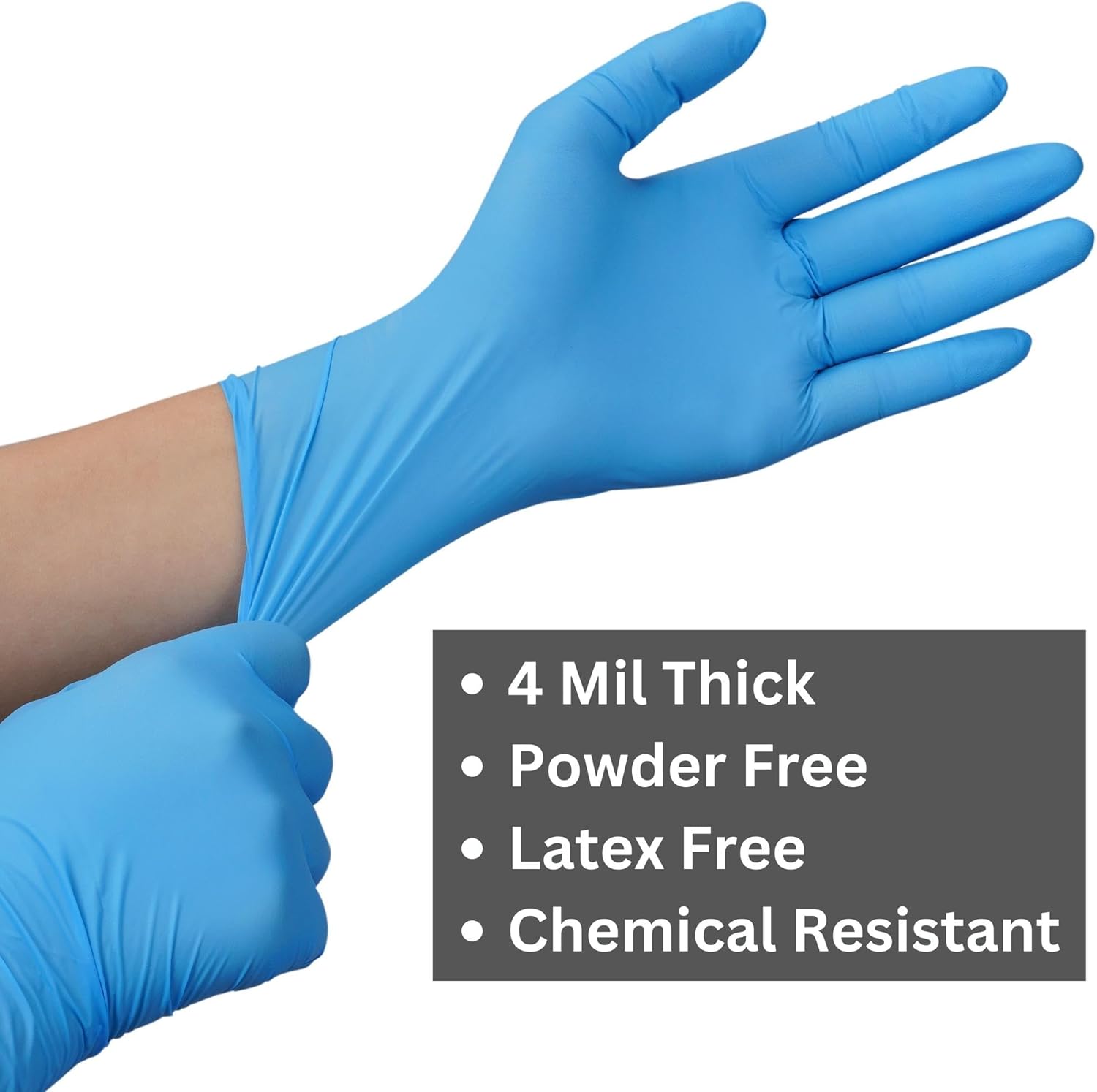 4 Mil Nitrile Exam Gloves, Lat - Exam Glove Nitrile avis et prix