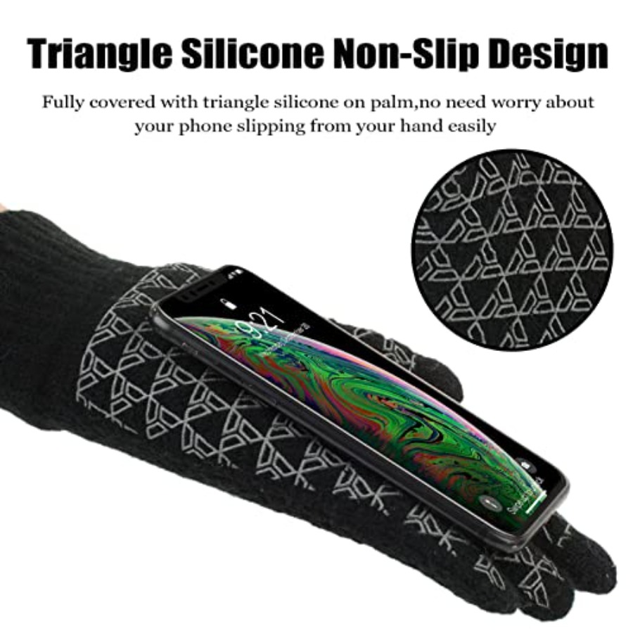 Winter Warm Touchscreen Gloves - Wool Glove Lined avis et prix