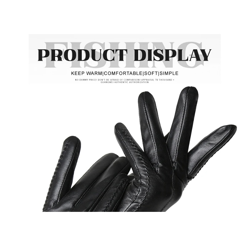 Women's Sheepskin Gloves Winte - Leather Driving Glove avis et prix