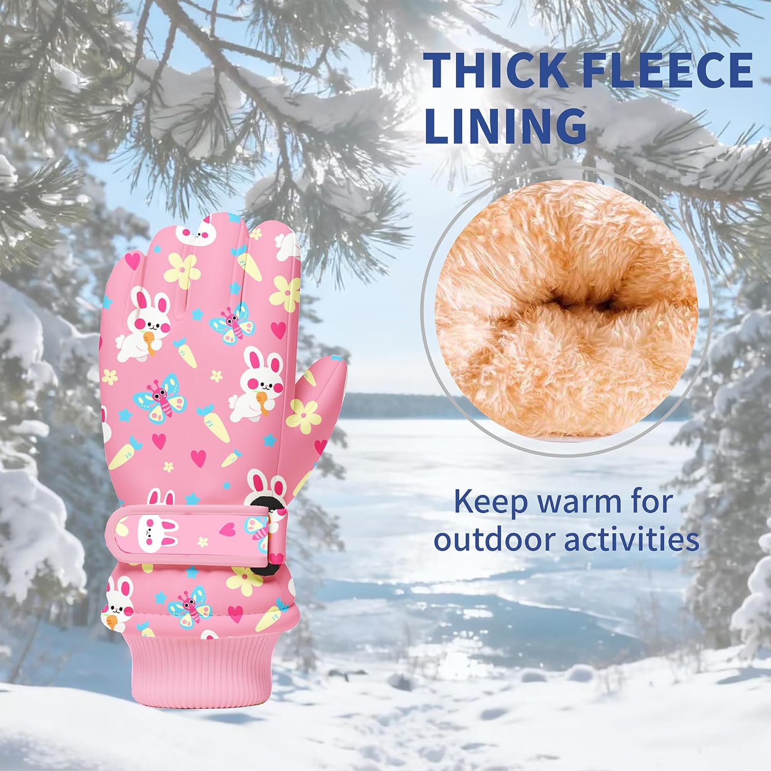 Kids Winter Snow Gloves, Water - Winter Glove Insulated avis et prix