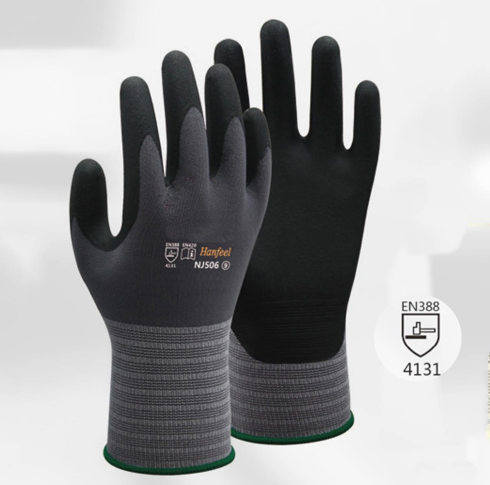 Work Gloves Oil And Gas NJ506  - Nitrile Mechanic Glove avis et prix