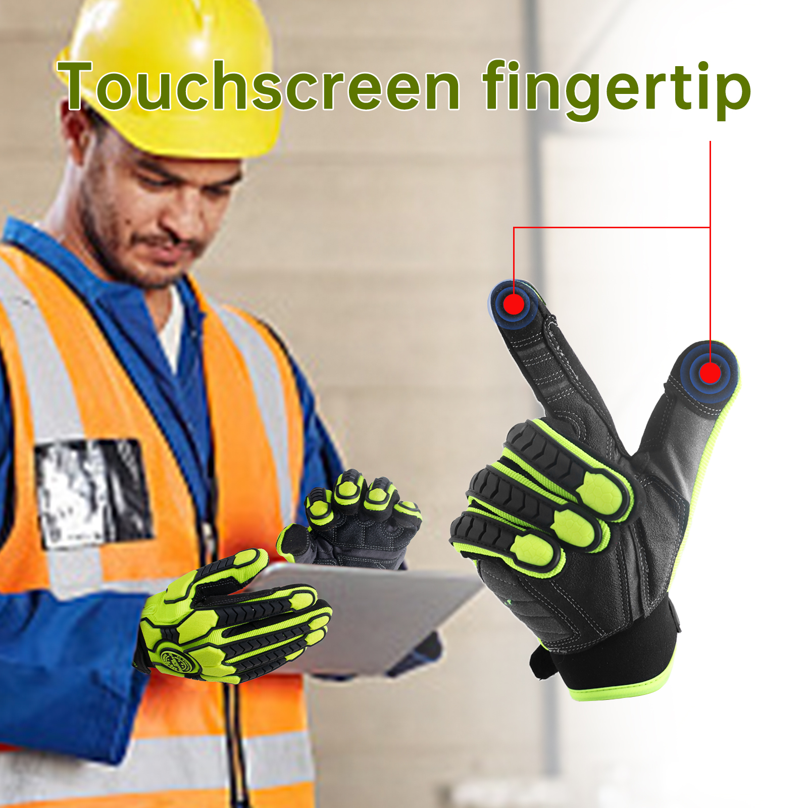 HANDLANDY Anti Vibration Heavy - Work Glove Impact avis et prix