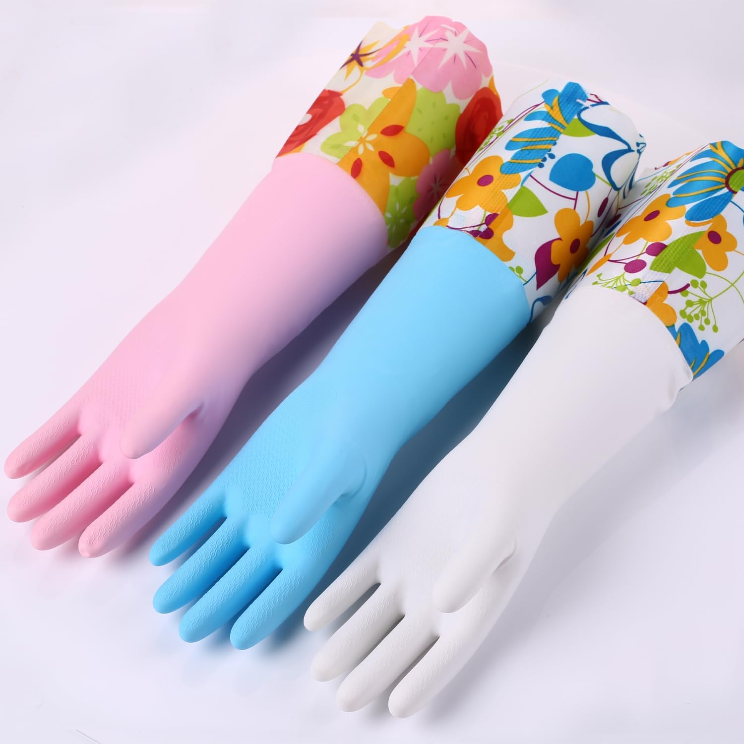3 Pairs Rubber Cleaning Gloves - Rubber Glove Cleaning avis et prix