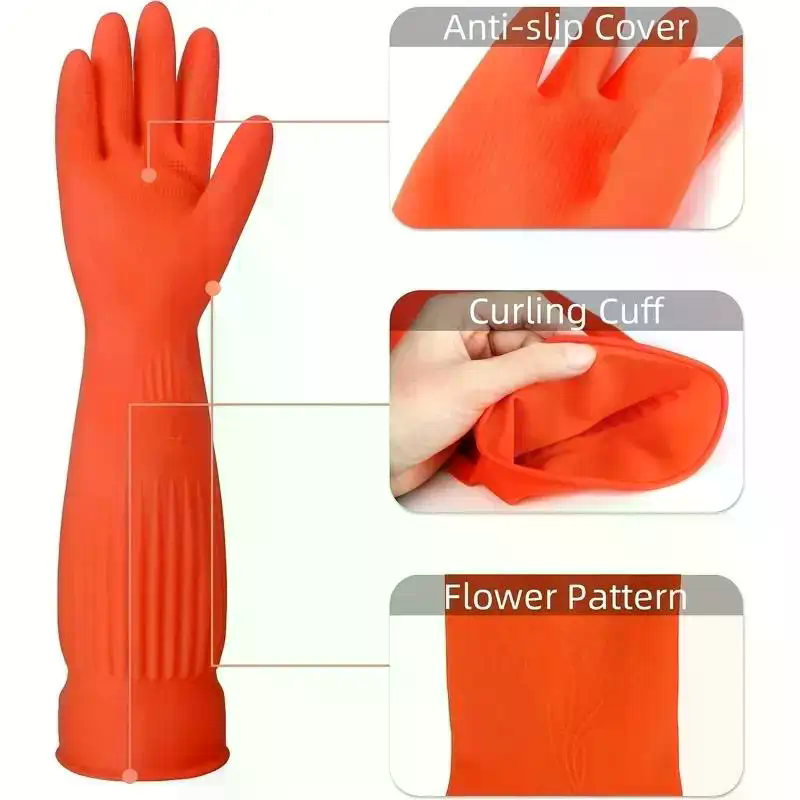 Long Reusable Rubber Dishwashi - Dish Glove Rubber avis et prix