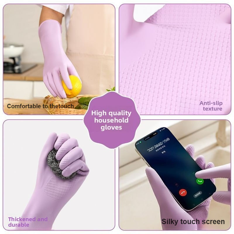 Latex Dish Washing Gloves,with - Dish Glove Rubber avis et prix
