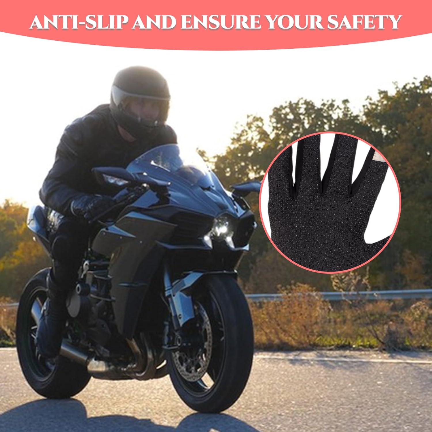 Full Finger Motorbike Gloves B - Gardening Glove Waterproof avis et prix