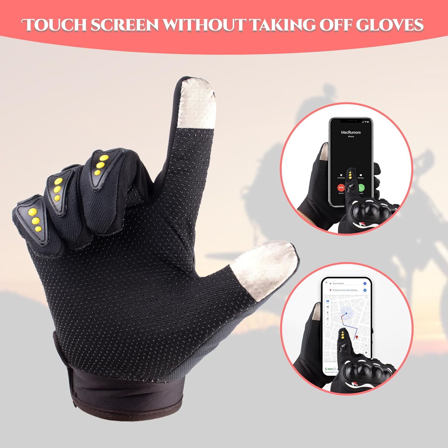 Full Finger Motorbike Gloves B - Gardening Glove Waterproof avis et prix