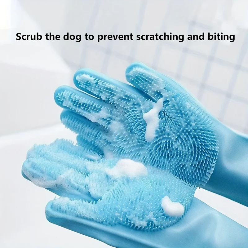 Pet Grooming Cleaning Gloves D - Dish Glove Rubber avis et prix