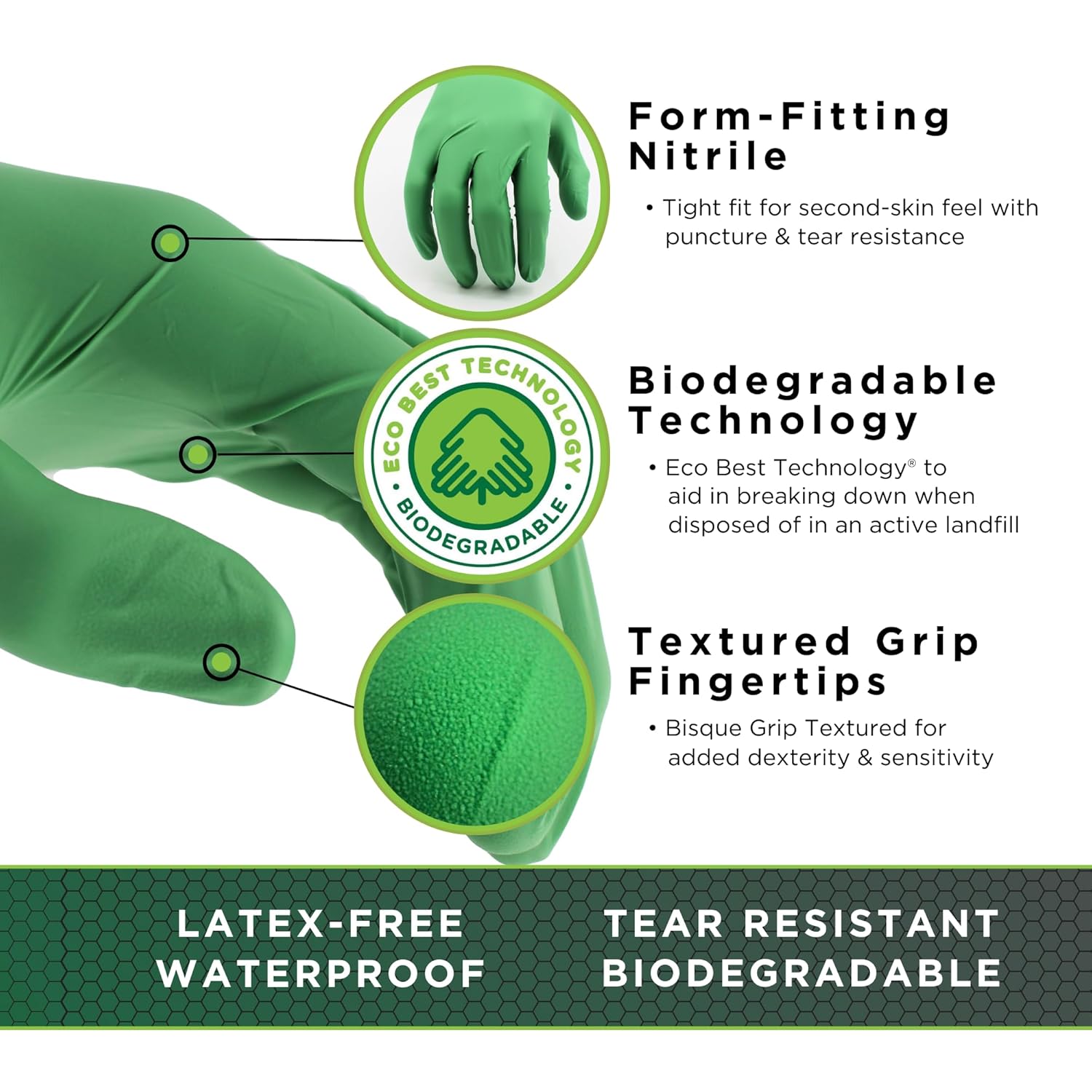 Eco-Friendly Nitrile Disposabl - Latex Disposable Glove avis et prix