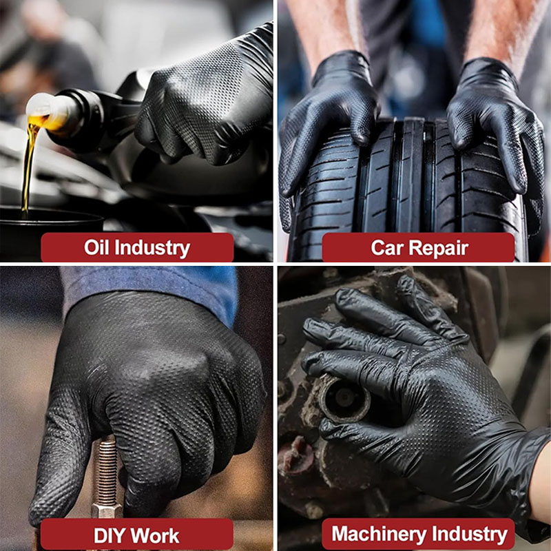 Extra Thick 8 Mil  Heavy Duty  - Nitrile Mechanic Glove avis et prix