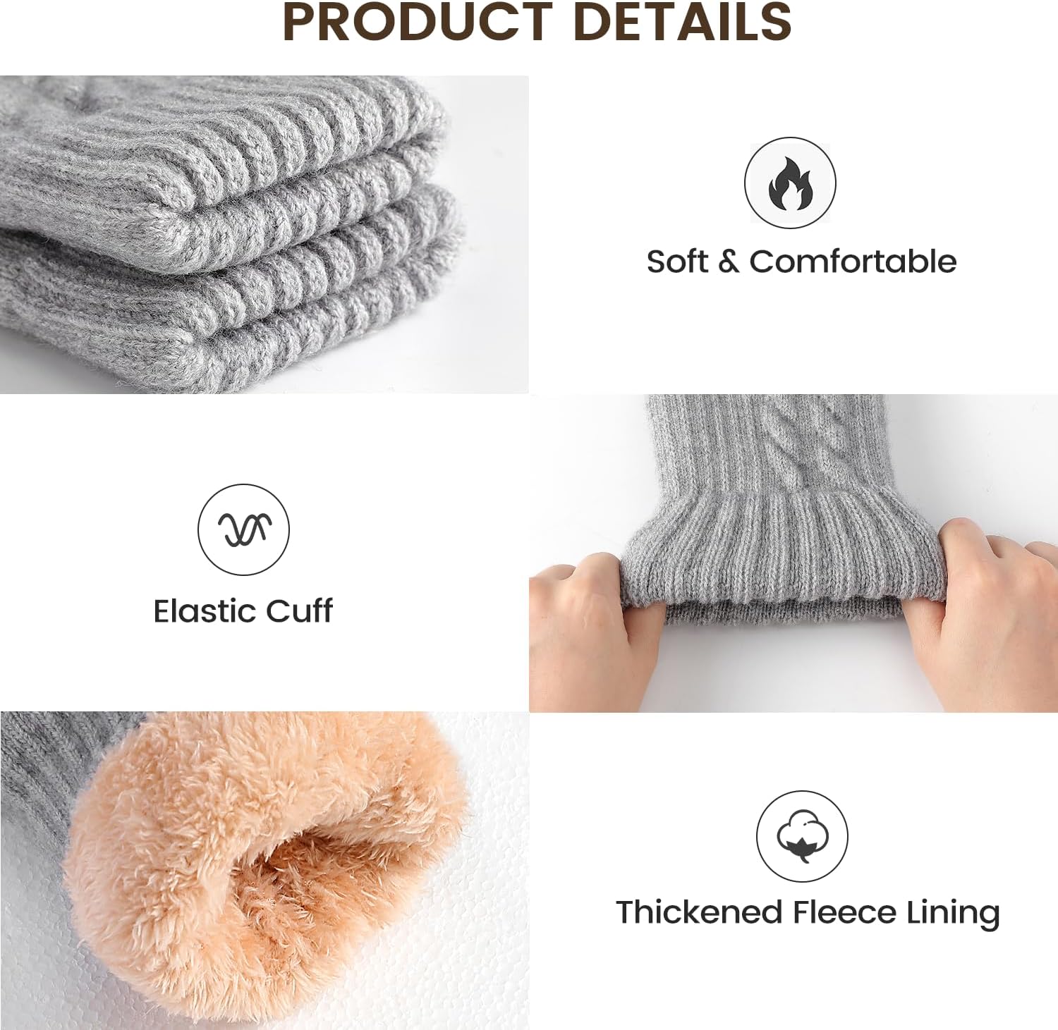 Winter Gloves – Thick Wool Fle - Winter Glove Insulated avis et prix