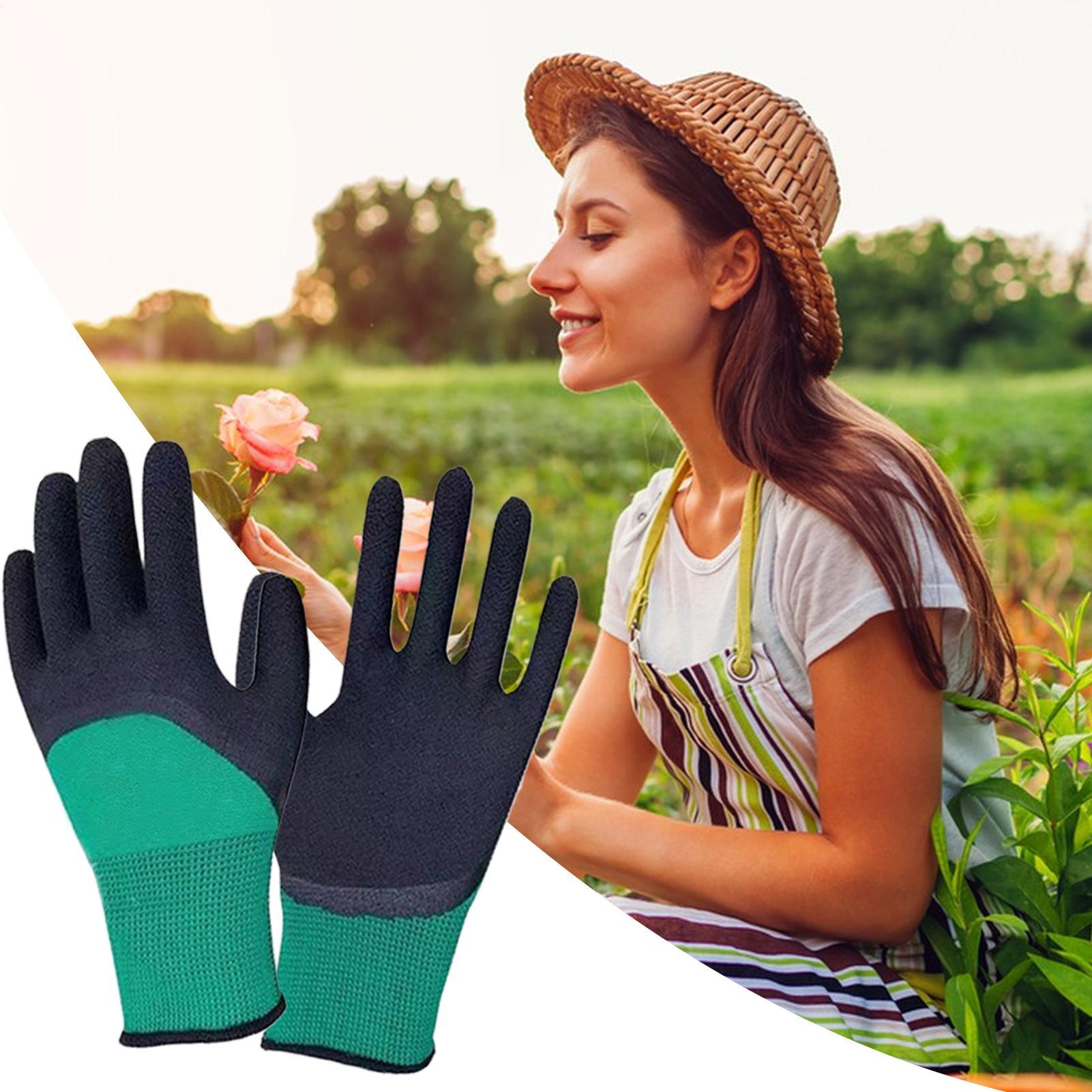 1Pair of Gardening Gloves Rubb - Gardening Glove Waterproof avis et prix