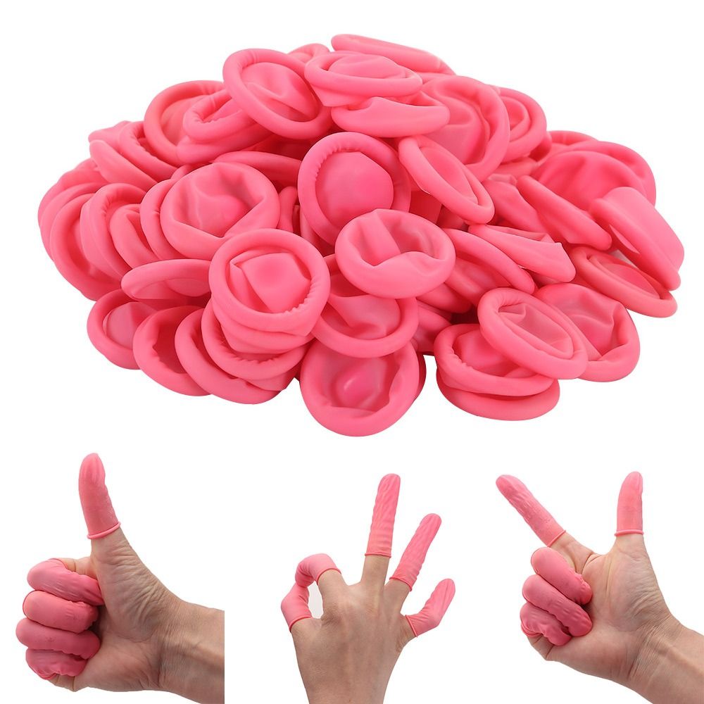 100PCS Disposable Finger Cover - Latex Disposable Glove avis et prix