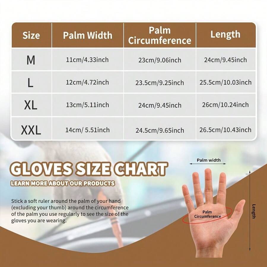 Two Pairs Of Brown Leather Glo - Work Glove Impact avis et prix