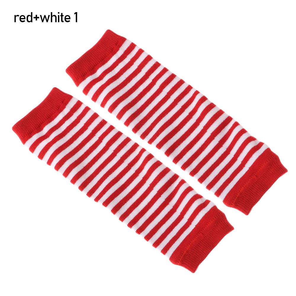 Striped Knitted Handschoenen L - Fingerless Glove Knit avis et prix
