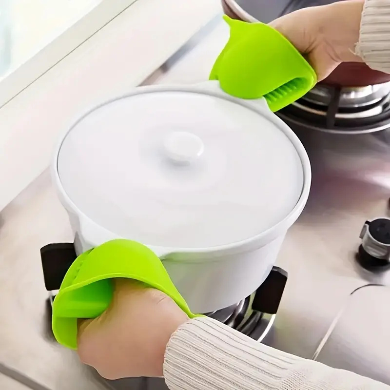 2Pcs Silicone Pot Holder Glove - Oven Mitt Silicone avis et prix