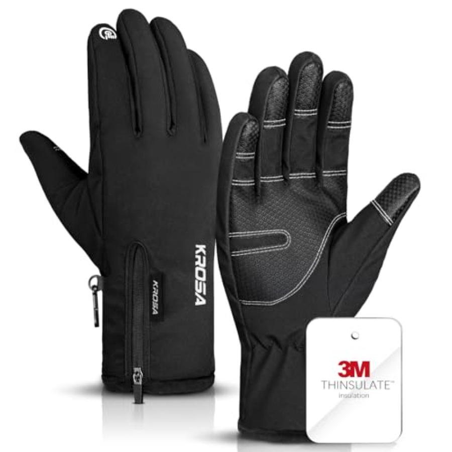 krosa Winter Gloves For Men Wo - Ski Glove Waterproof avis et prix