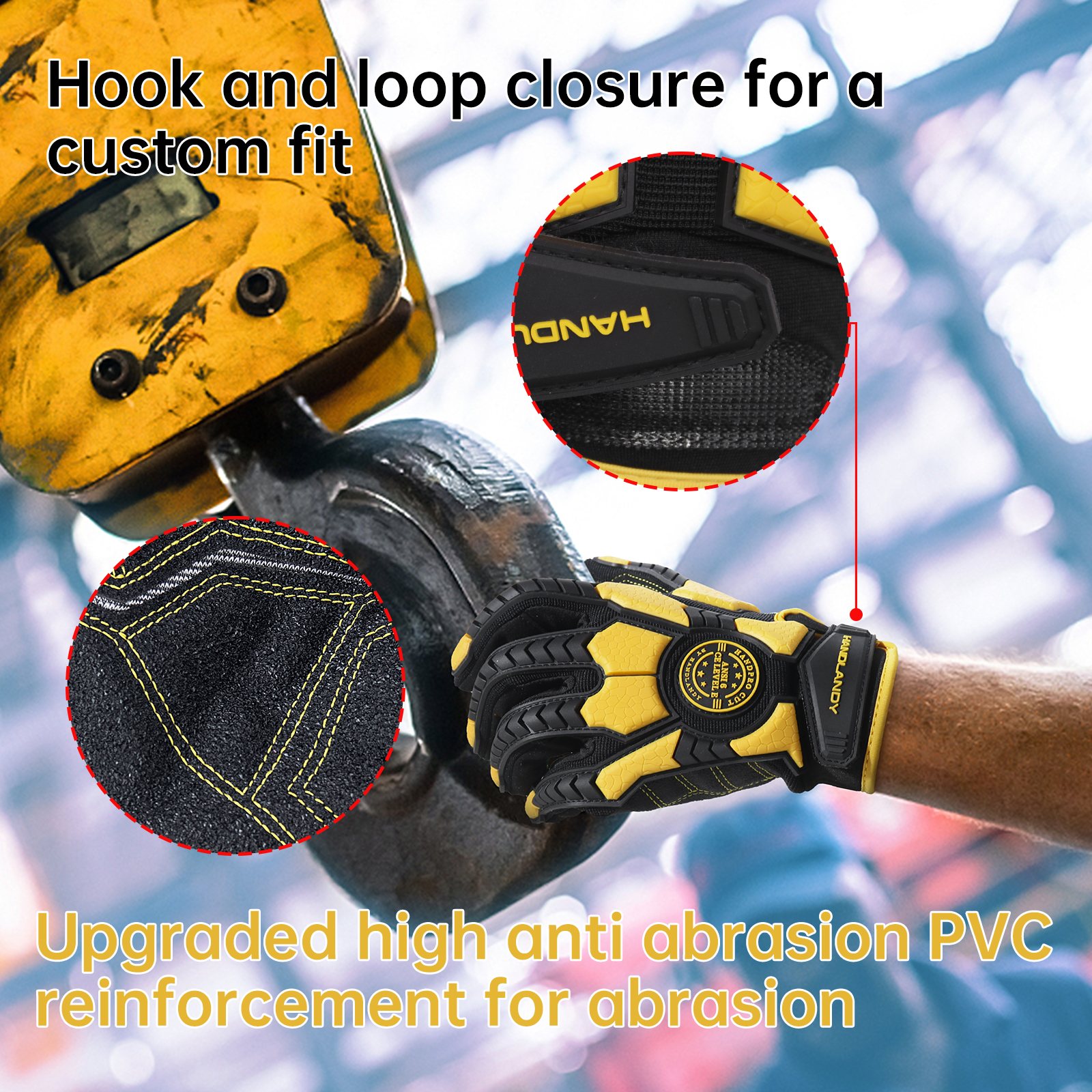 PVC Reinforced Impact Protecti - Work Glove Impact avis et prix