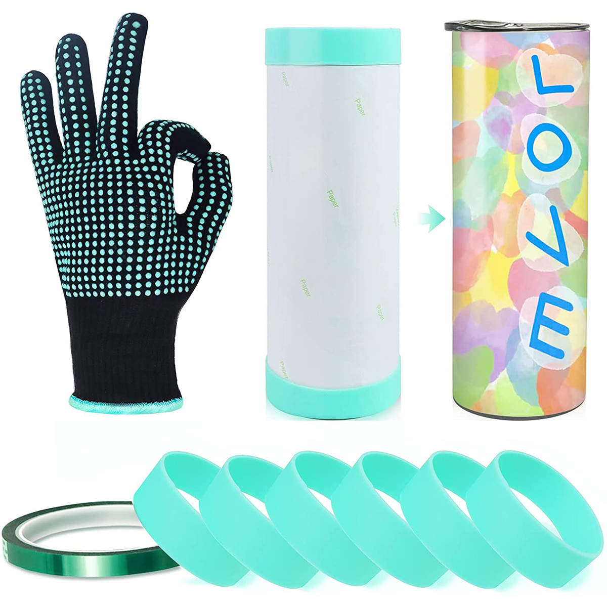 Silicone Bands Elastic Heat Re - Oven Mitt Silicone avis et prix