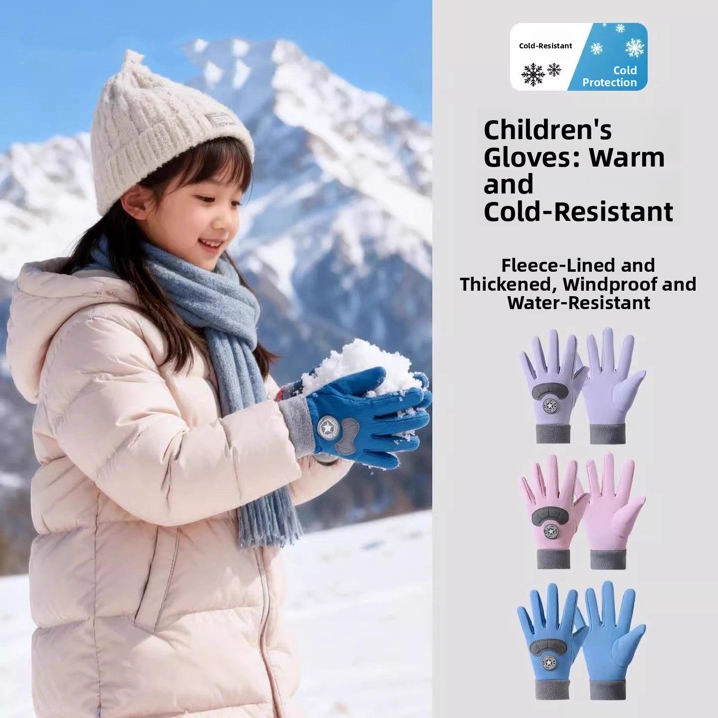 Children's Ski Gloves Winter W - Winter Glove Insulated avis et prix