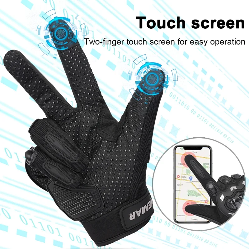 Touch Full-Finger Motorcycle R - Motorcycle Glove Knuckle avis et prix