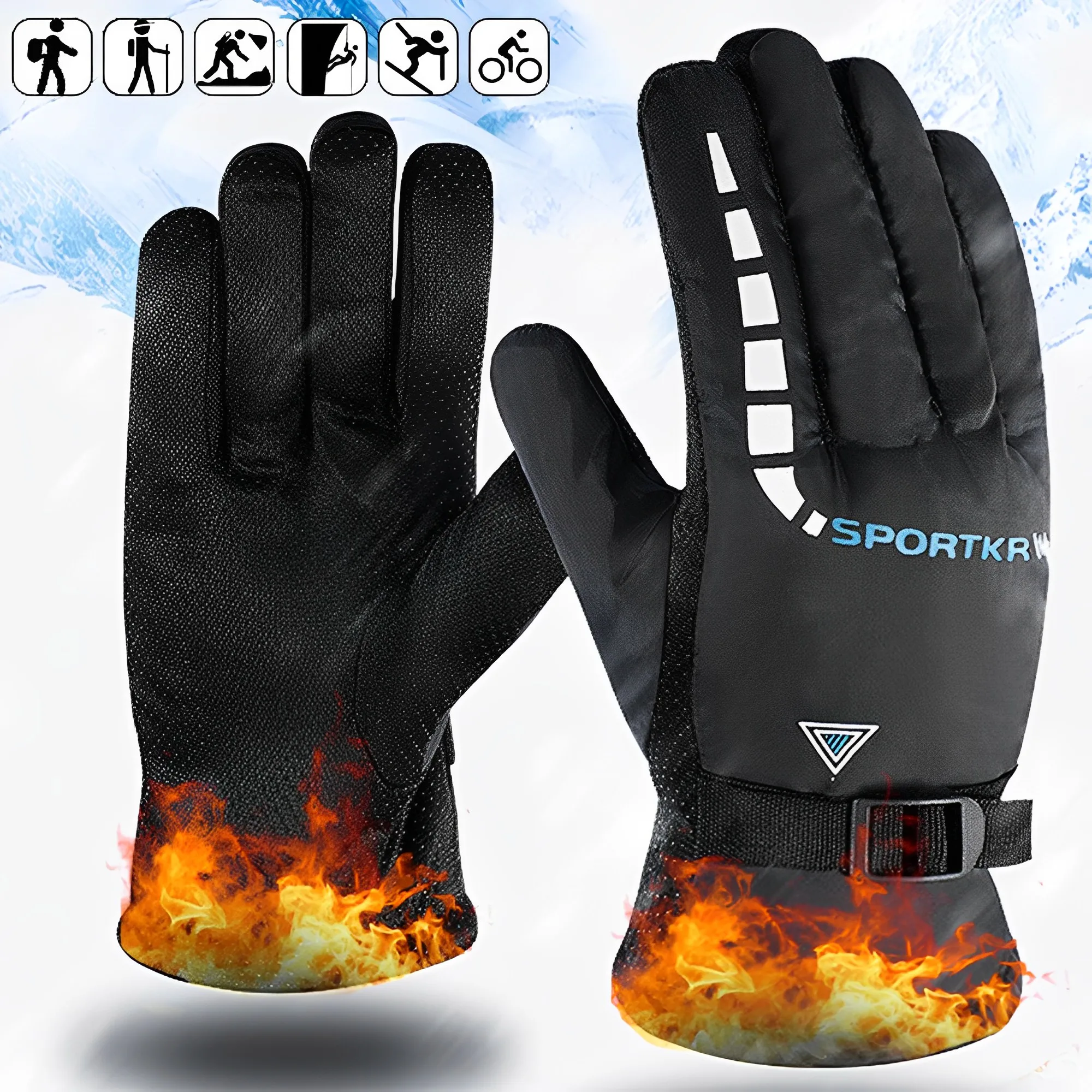 Motorcycle Cycling Gloves Warm - Gardening Glove Waterproof avis et prix