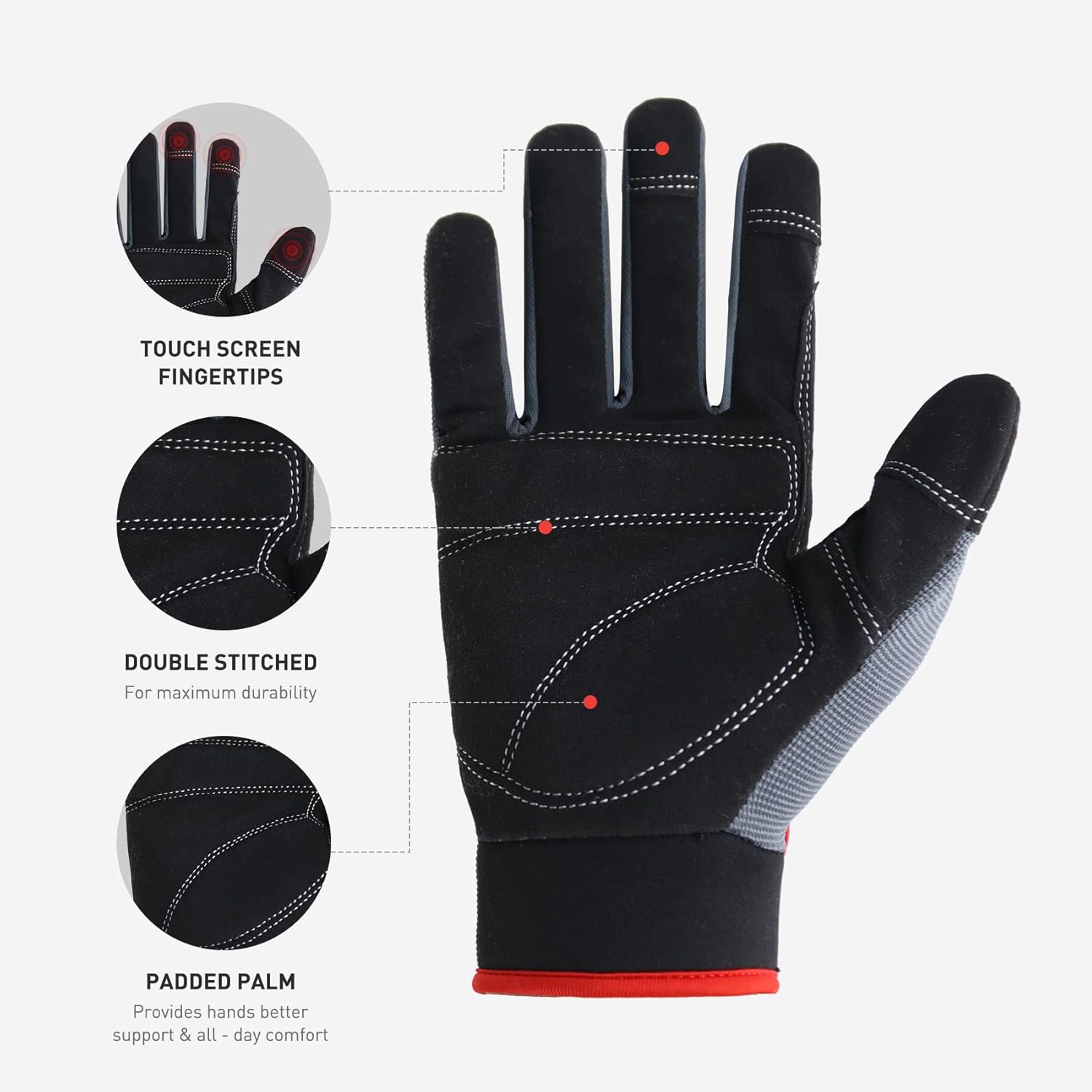 Anti-Vibration Gloves Work for - Work Glove Impact avis et prix