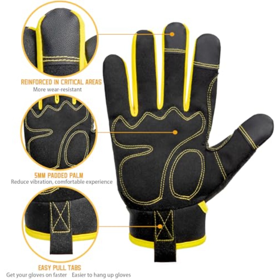 DLY Heavy Duty Work Gloves, Im - Work Glove Impact avis et prix